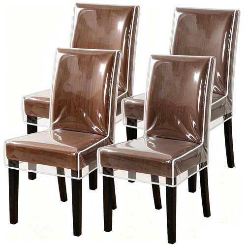 Set transparent dining seat - transparent,