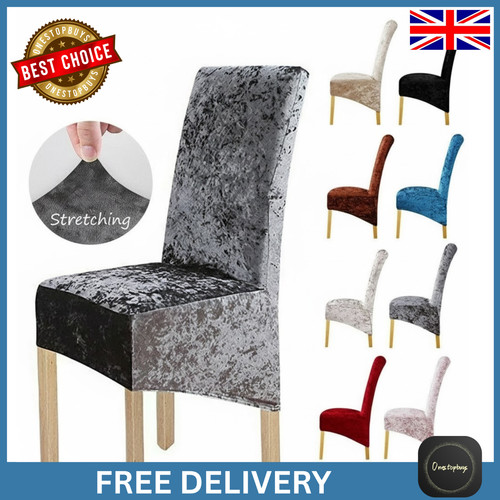 Crushed velvet stretch - velvet, dining