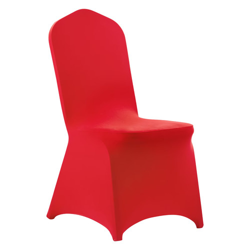 Red spandex chair covers - red,
