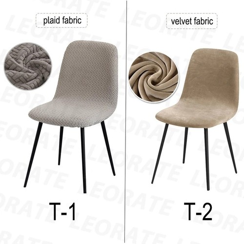 Velvet dining chair covers - velvet,