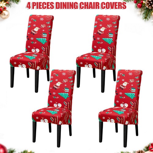 Christmas chair covers set - christmas,