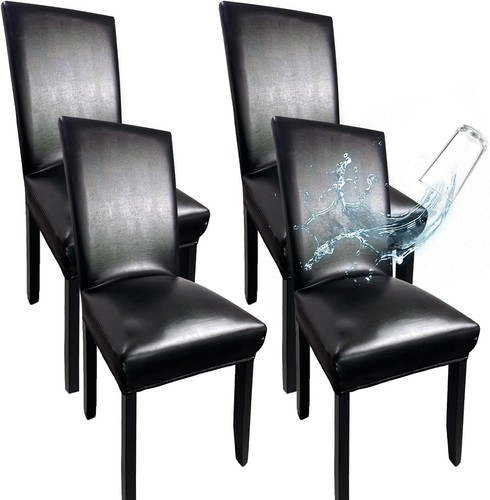 Leather dining chairs - dining,
