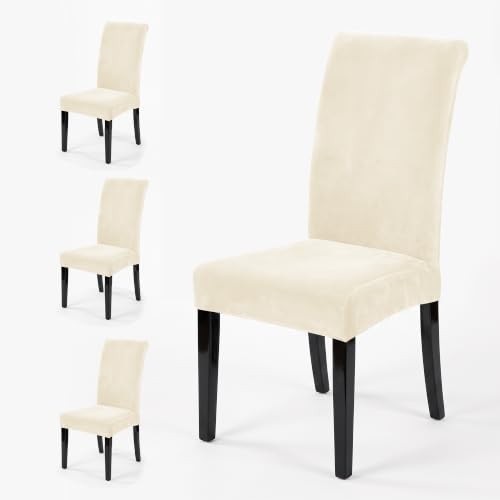 Set ivory velvet - 4, dining