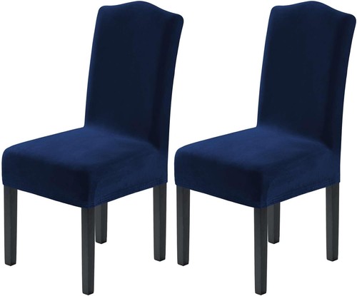 Velvet dining chair covers - velvet,