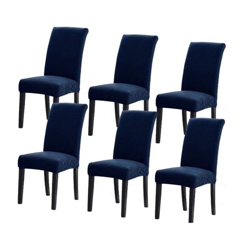 Pack navy blue dining chair - 6,