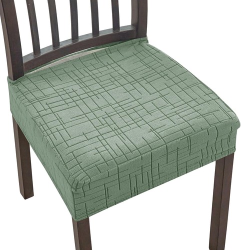 Green jacquard stretch - green,