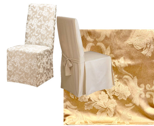Floral scroll dining chair - floral,