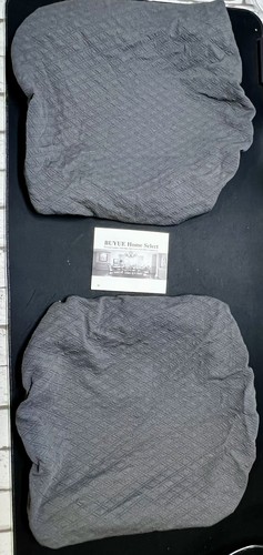 Chair seat covers - gray, xs