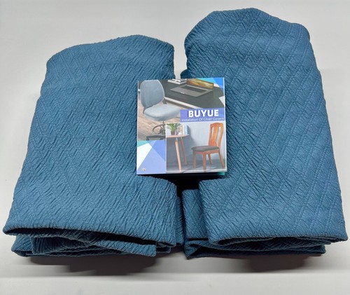 Buyue blue dining chair seat - blue,